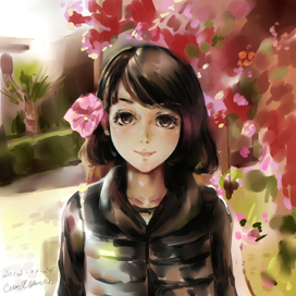 граффити-----подруга