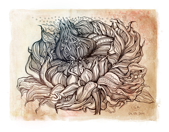 Фантастический цветок