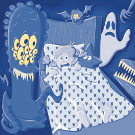 Иллюстрация «Ночные страхи»