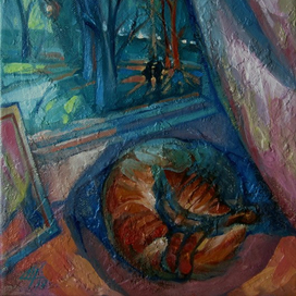 В вечерних сумерках