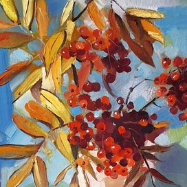 ,,Веточка рябины,,