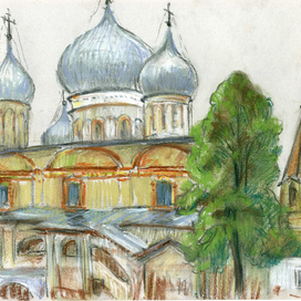 Великий Новгород. Знамеский собор.