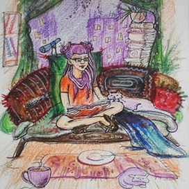 для любителей котиков и почитать