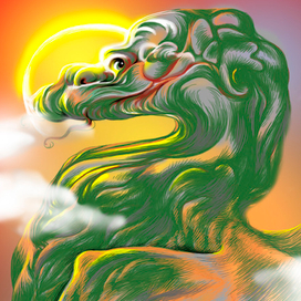 дракон горы