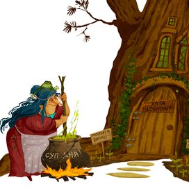 фрагмент оформления продуктового магазина