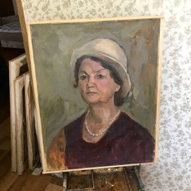 Портрет женщины в шляпе