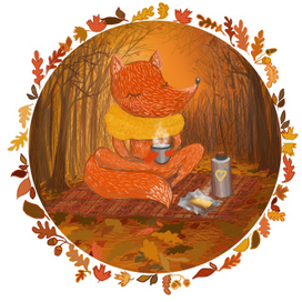 Хитрый лисёнок Персик