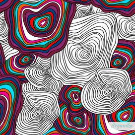 Психоделический принт
