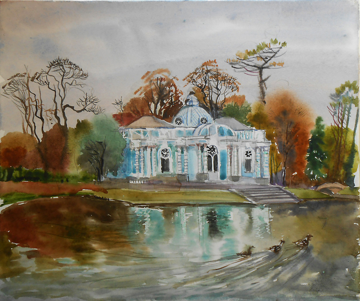 пленэрный этюд