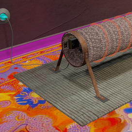 Самодельный электрообогреватель  спиральный, козел