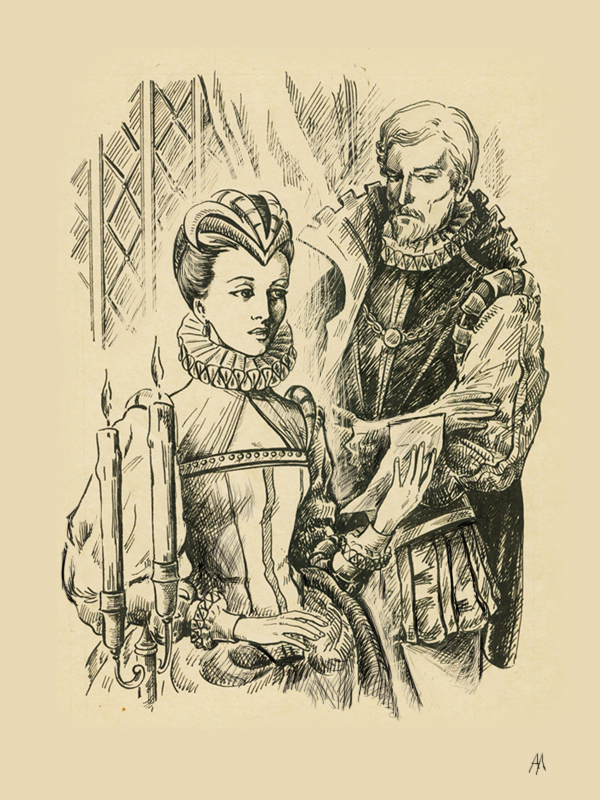 Иллюстрация. А.Дюма."Королева Марго"