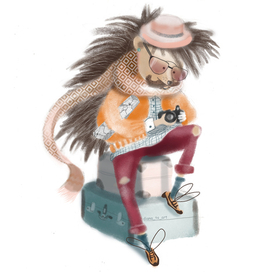 Ежик-путешественник