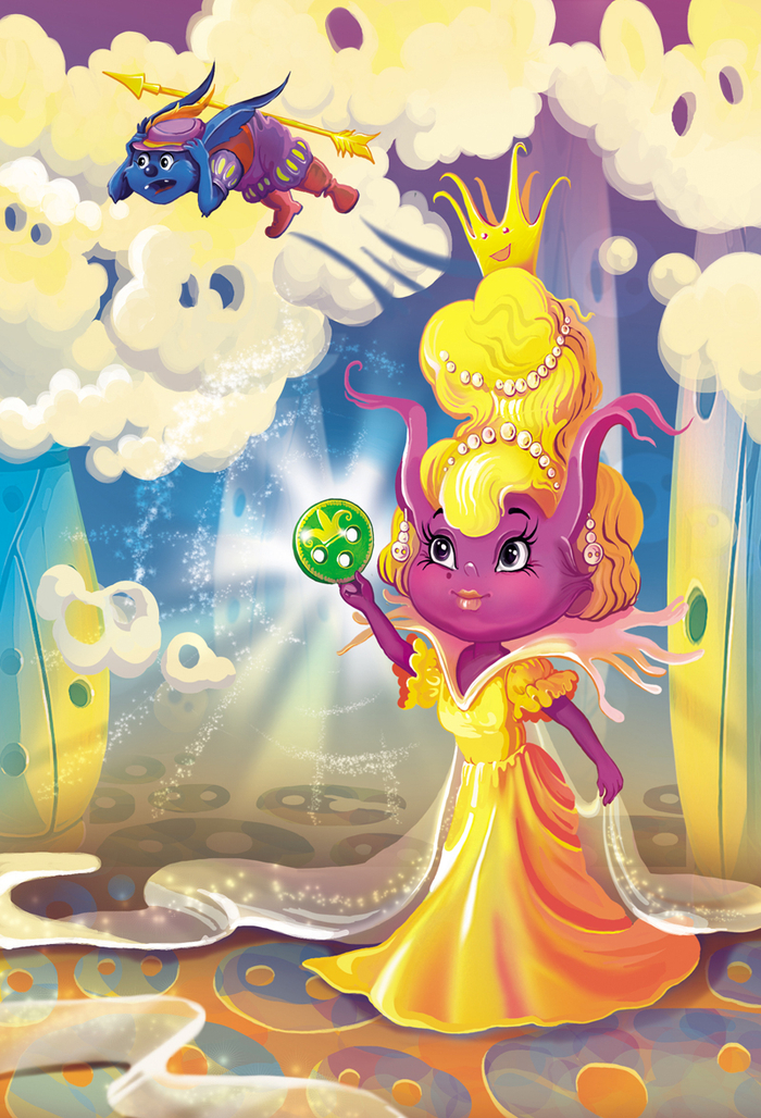 Иллюстрация к книге Е. Матюшкиной "Снумрики. Другая сторона пуговицы"