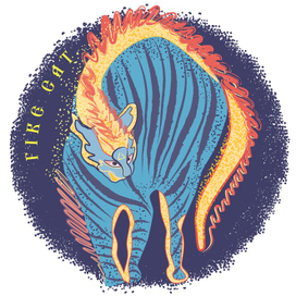 Огненный кот