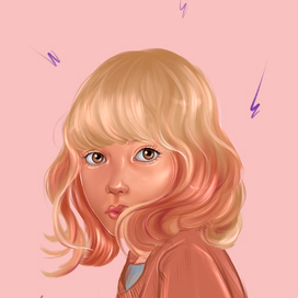 Детский стилизованный портрет 