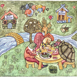 Б.Поттер "Сказочка про Иеремию Фишера, отчаянного рыболова"