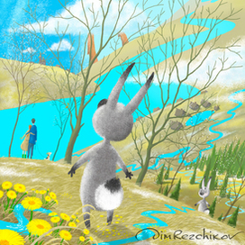 Весна, наверное, апрель. )