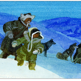 Рисунок в журнал "КОЛОБОК"