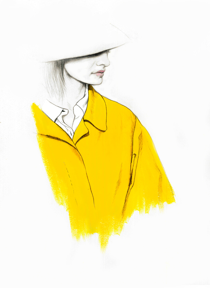 Желтый плащ