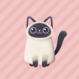 Фиолетовая Сиамка