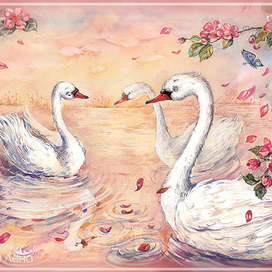 Гадкий утенок. Лебеди.