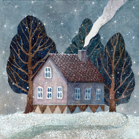 Зимний домик