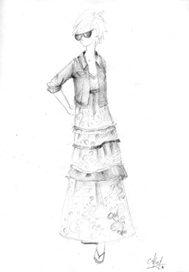 эскиз одежды