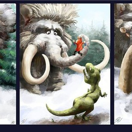 Девочка и мамонт