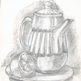 Натюрморт с лимоном