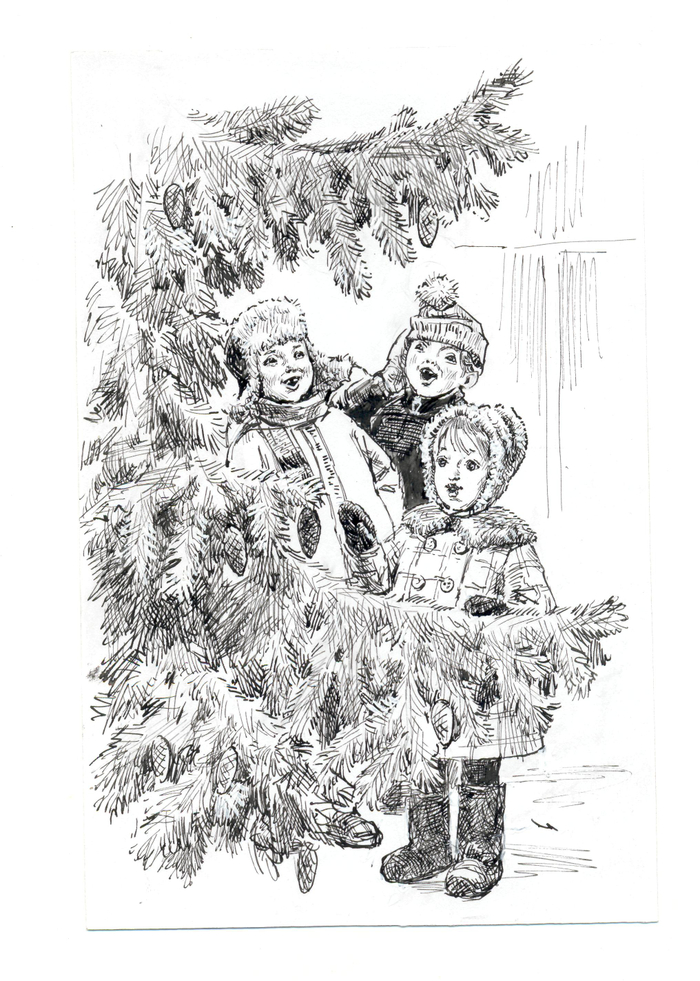 Графическая иллюстрация к книге "Времена года"