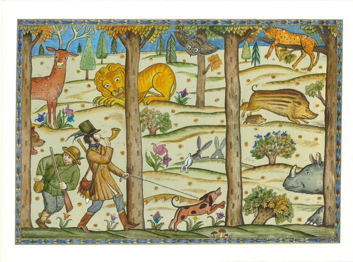 Пушкин на охоте