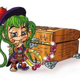 Маленький эльф-модница