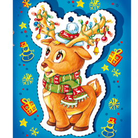 оленёнушек. ох уж эти гирлянды)