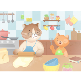 Коты, уют, тепло