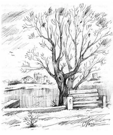 набросок-осень