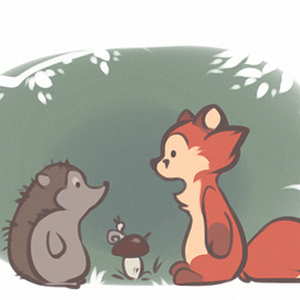 Лесные друзья