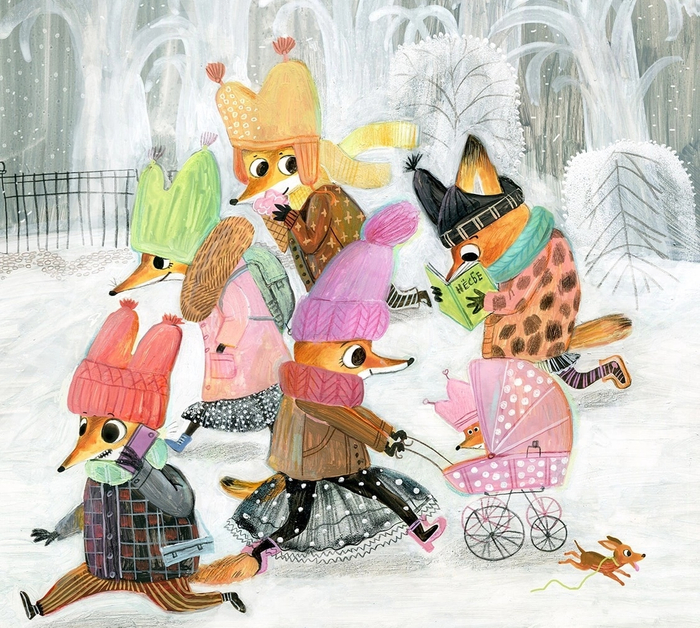 В городе лис