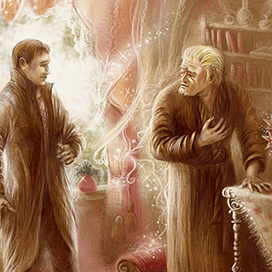 Иллюстрация к роману С.Лукьяненко «Спектр». Часть первая — Красный