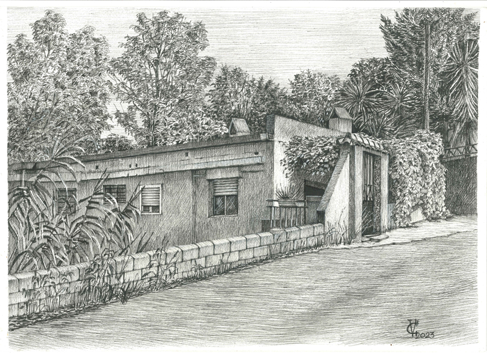 Старый дом на окраине Буньола 