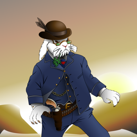 Cowboy rabbit