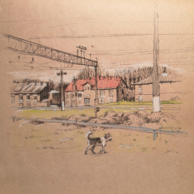 Пёсель бежит по делам