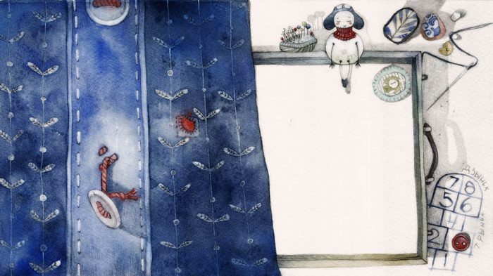 "Пуговица малышки Бутоники" 