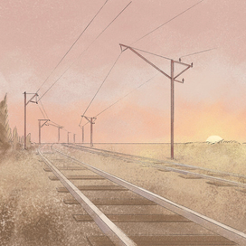 Иллюстрация к сборнику стихов "Все начинается с полета"