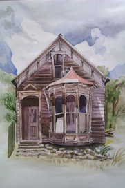 Акварель, коттедж