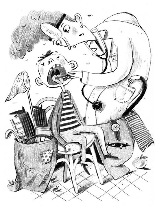 Иллюстрация к книге "Чокнутый этикет"