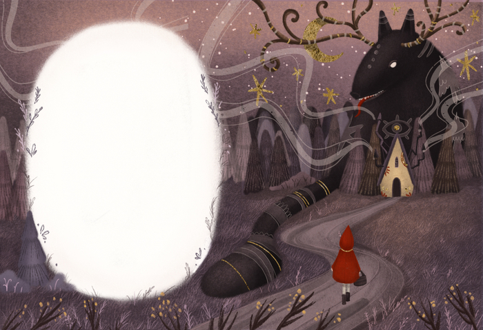 Иллюстрация «Красная Шапочка»