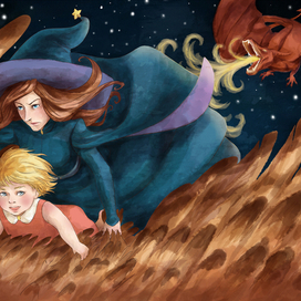 ИЛЛЮСТРАЦИЯ К СКАЗКЕ "ВОЛШЕБНЫЙ СОН" 9