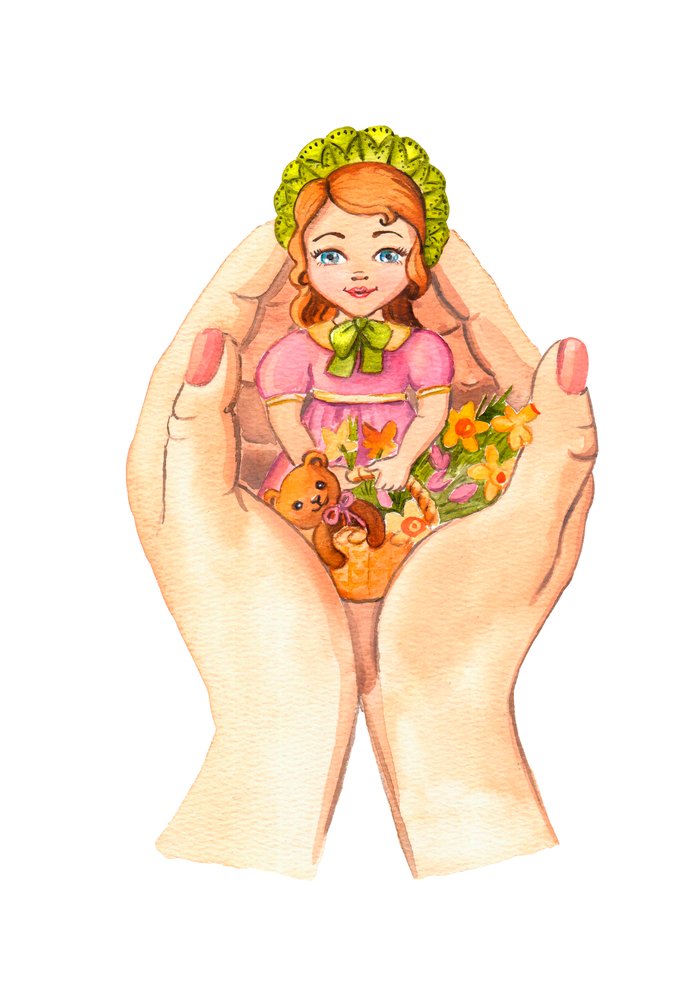 Крошка в ладошках. Лето