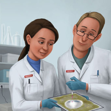 Трудяги лаборанты и куча баночек