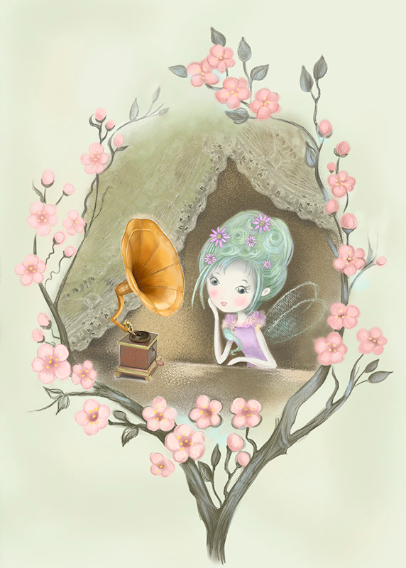 феечка и граммофончик